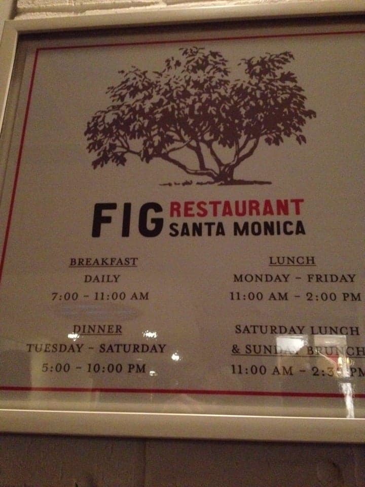 FIG, a restaurant in Santa Monica