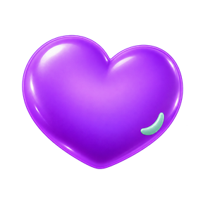 Dmoji purple heart