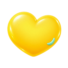 Dmoji yellow heart