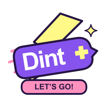 Dint+ Let’s Go sticker